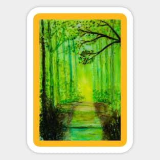 Forest Path Sticker